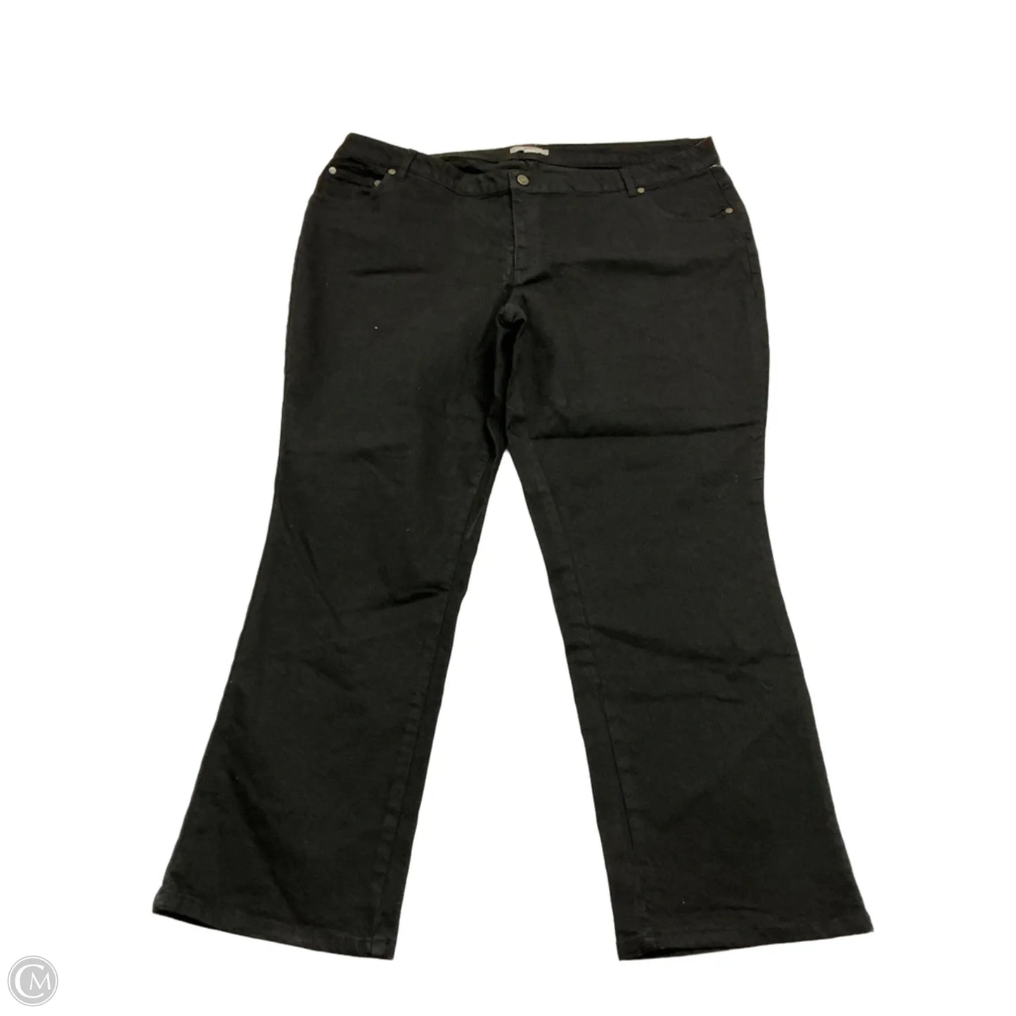 Pants Chinos & Khakis By Woman Within In Black, Size: 24