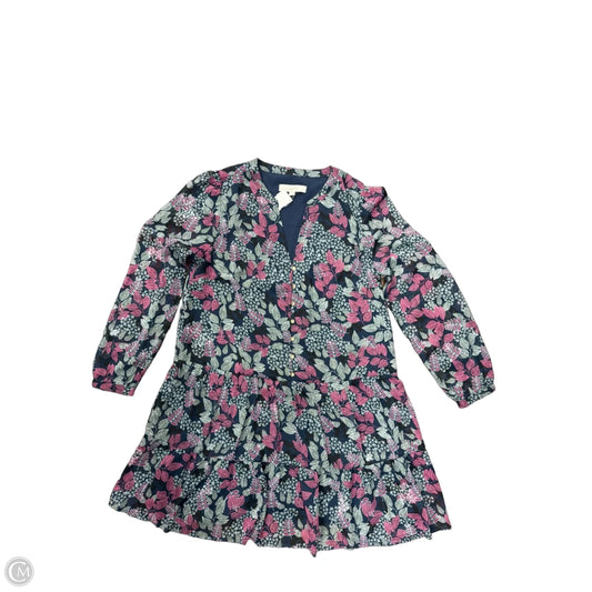 Dress Casual Midi By Loft In Floral Print, Size: M