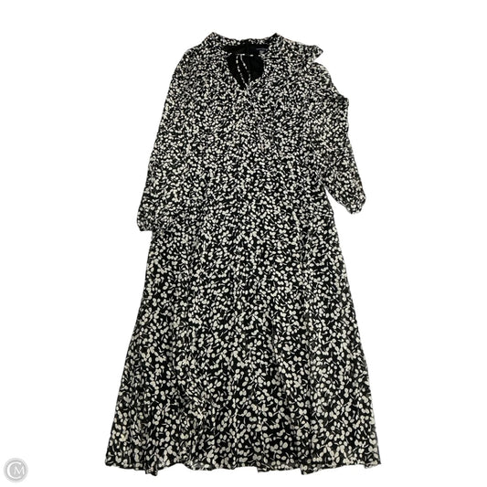 Dress Casual Maxi By Tommy Hilfiger In Black & White, Size: S