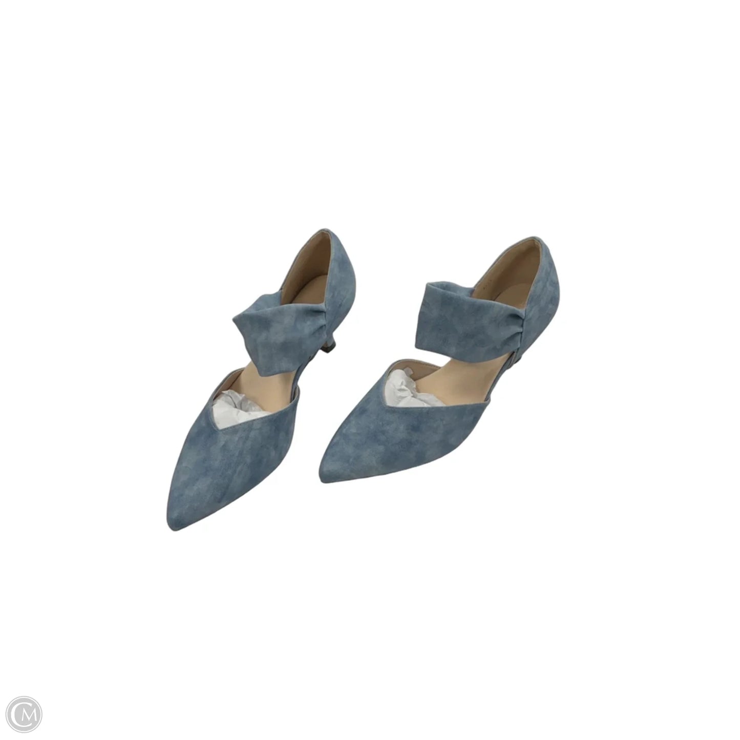 Shoes Heels Kitten By Clothes Mentor In Blue, Size: 11