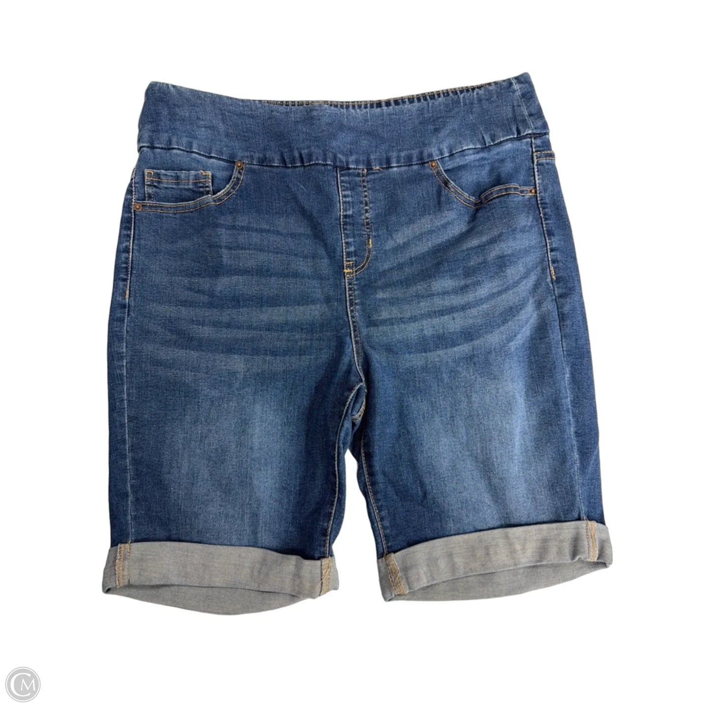 Shorts By Terra & Sky In Blue Denim, Size: 14