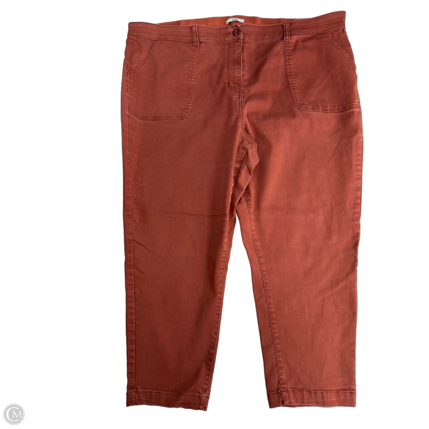 Pants Cargo & Utility By Croft And Barrow In Red, Size: 22