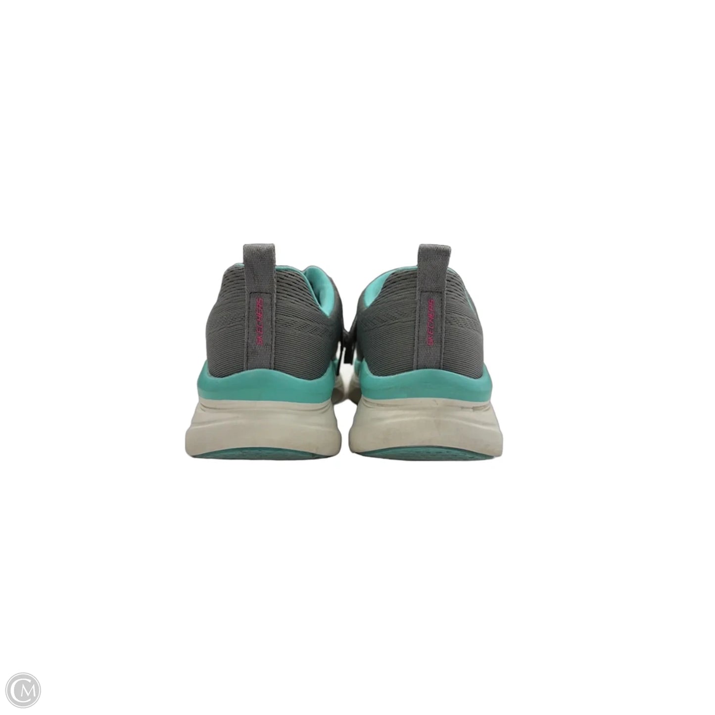 Shoes Athletic By Skechers In Grey & Pink, Size: 9