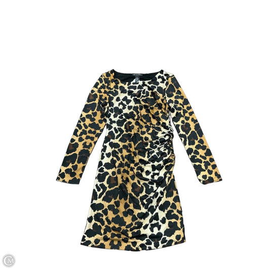 Dress Casual Midi By Inc In Animal Print, Size: Xl