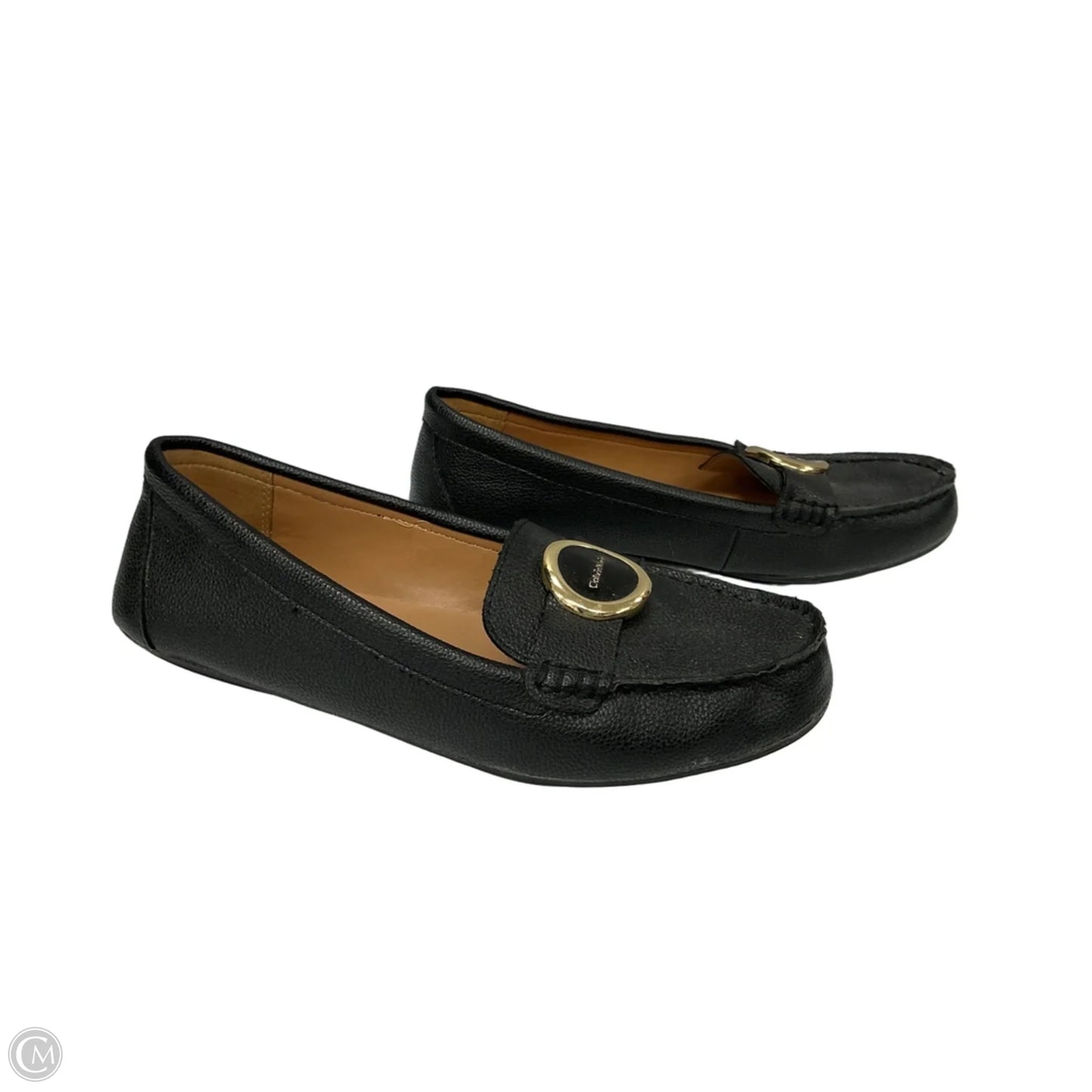 Shoes Flats By Calvin Klein In Black, Size: 6