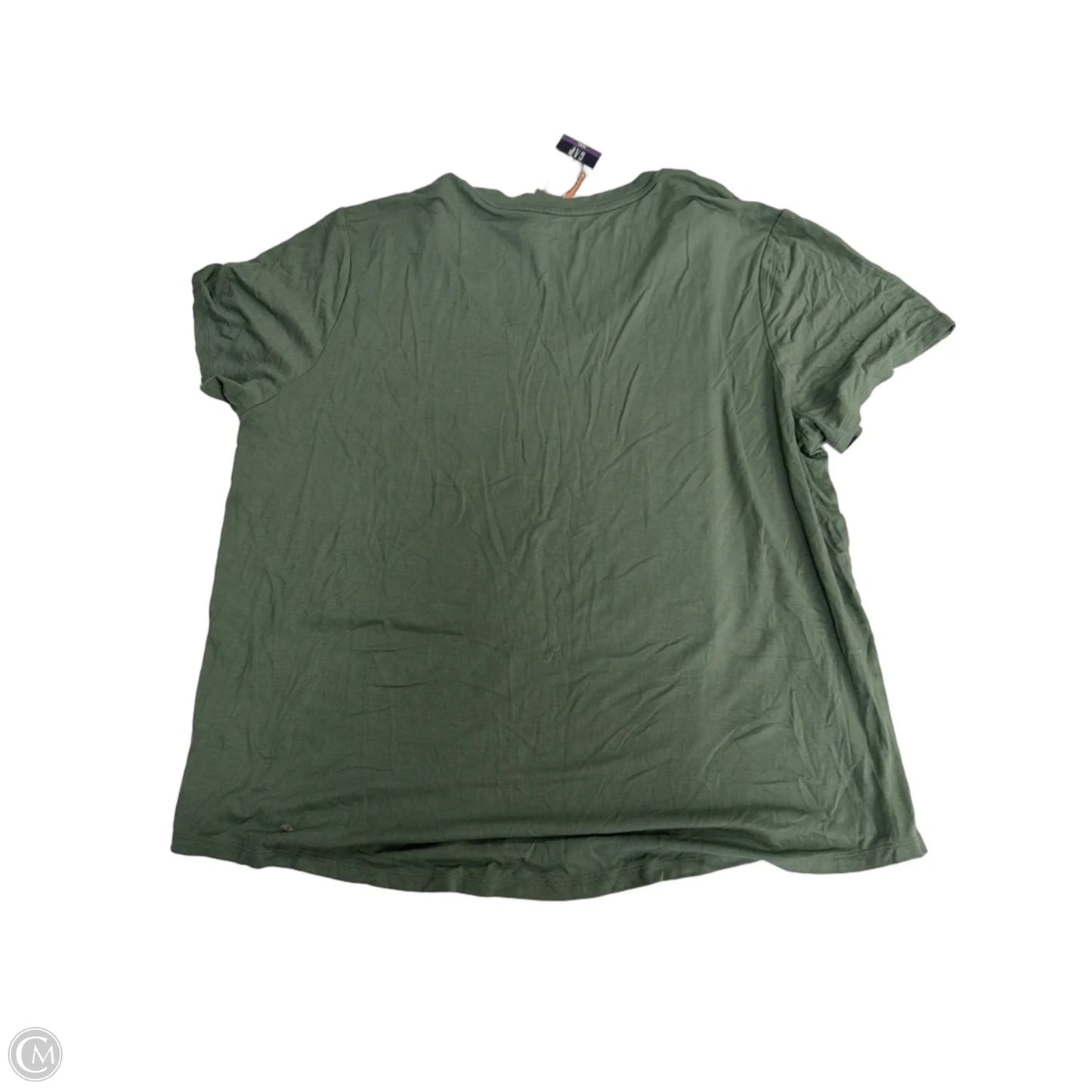 Top Short Sleeve Basic By Gap In Green, Size: 2x