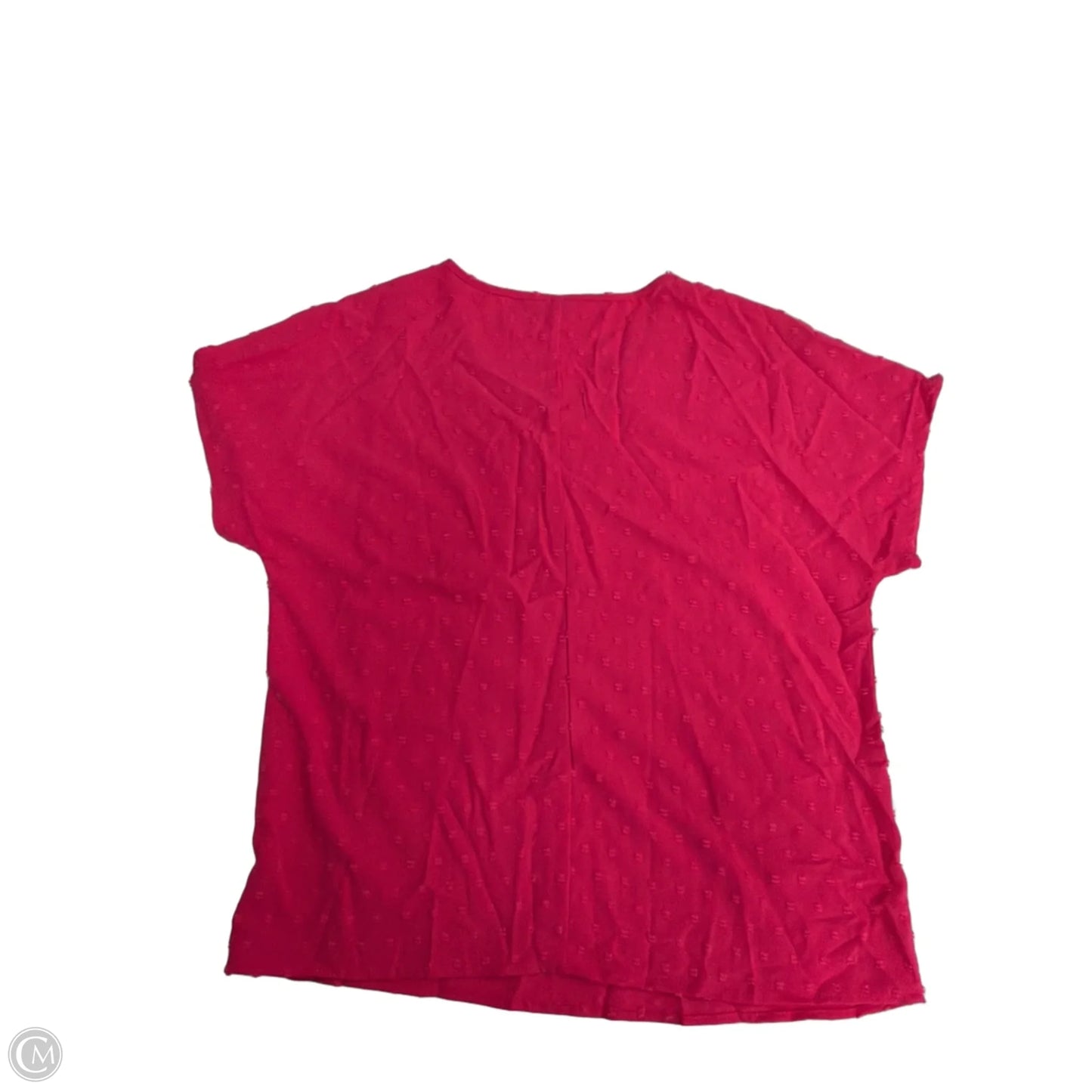 Top Short Sleeve By Clothes Mentor In Pink, Size: Xl