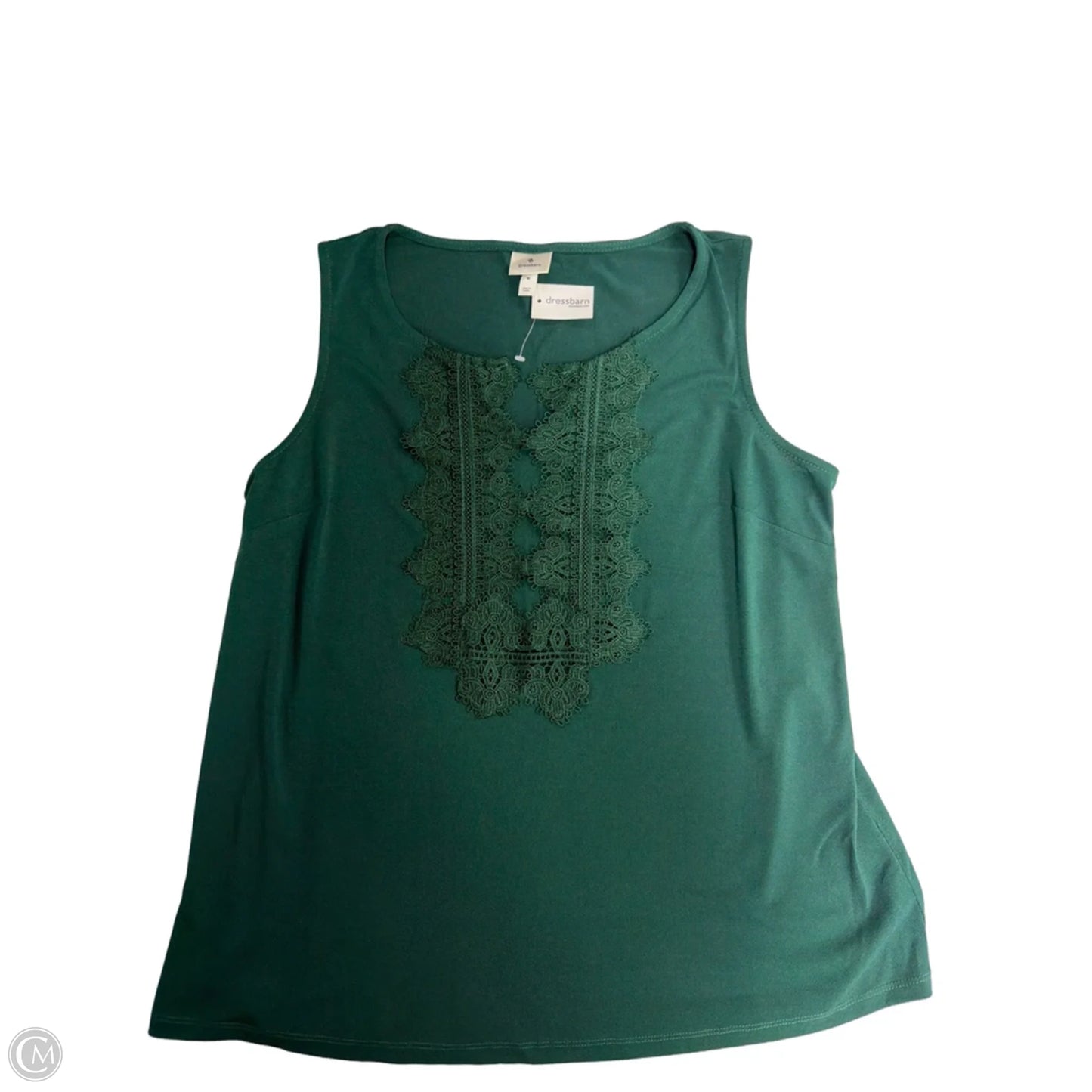 Tank Top By Dressbarn In Green, Size: M