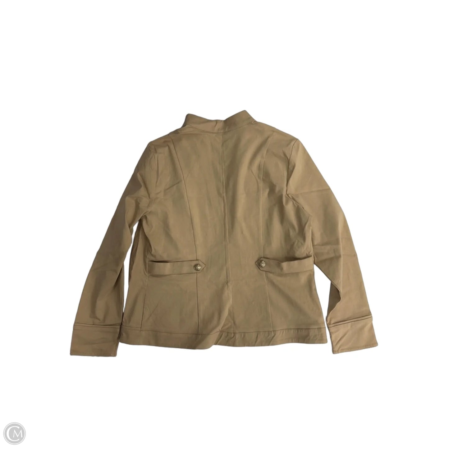 Blazer By Dressbarn In Tan, Size: M