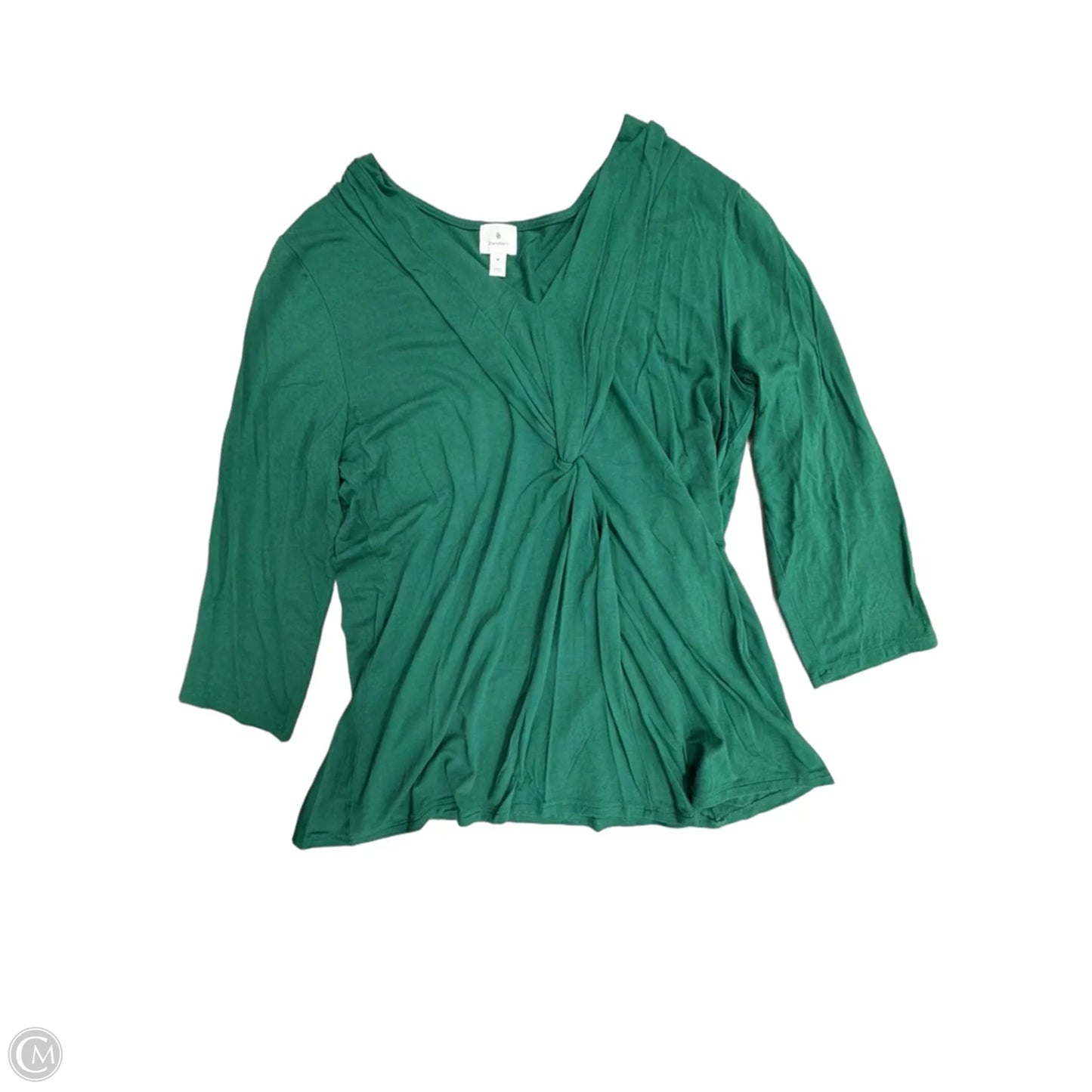 Top Long Sleeve By Dressbarn In Green, Size: M