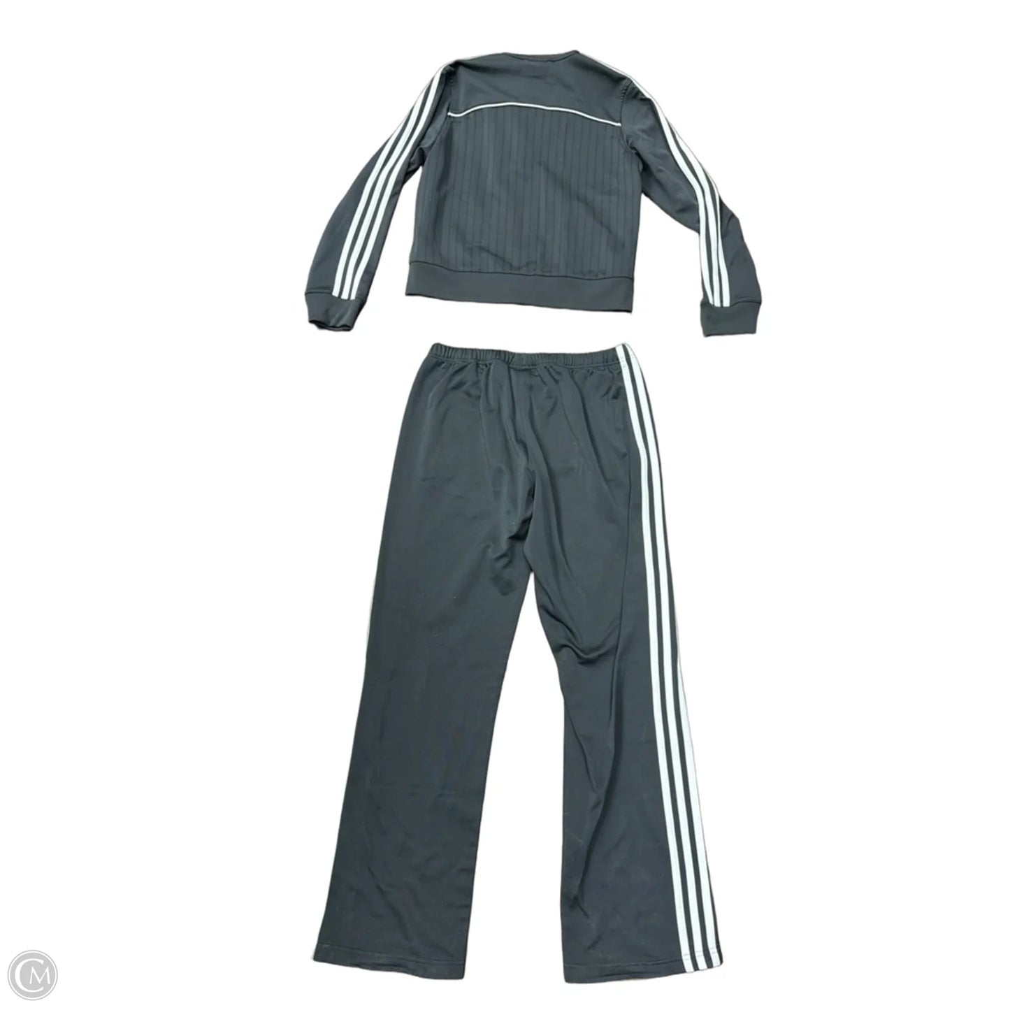 Athletic Pants 2pc By Adidas In Black & White, Size: M