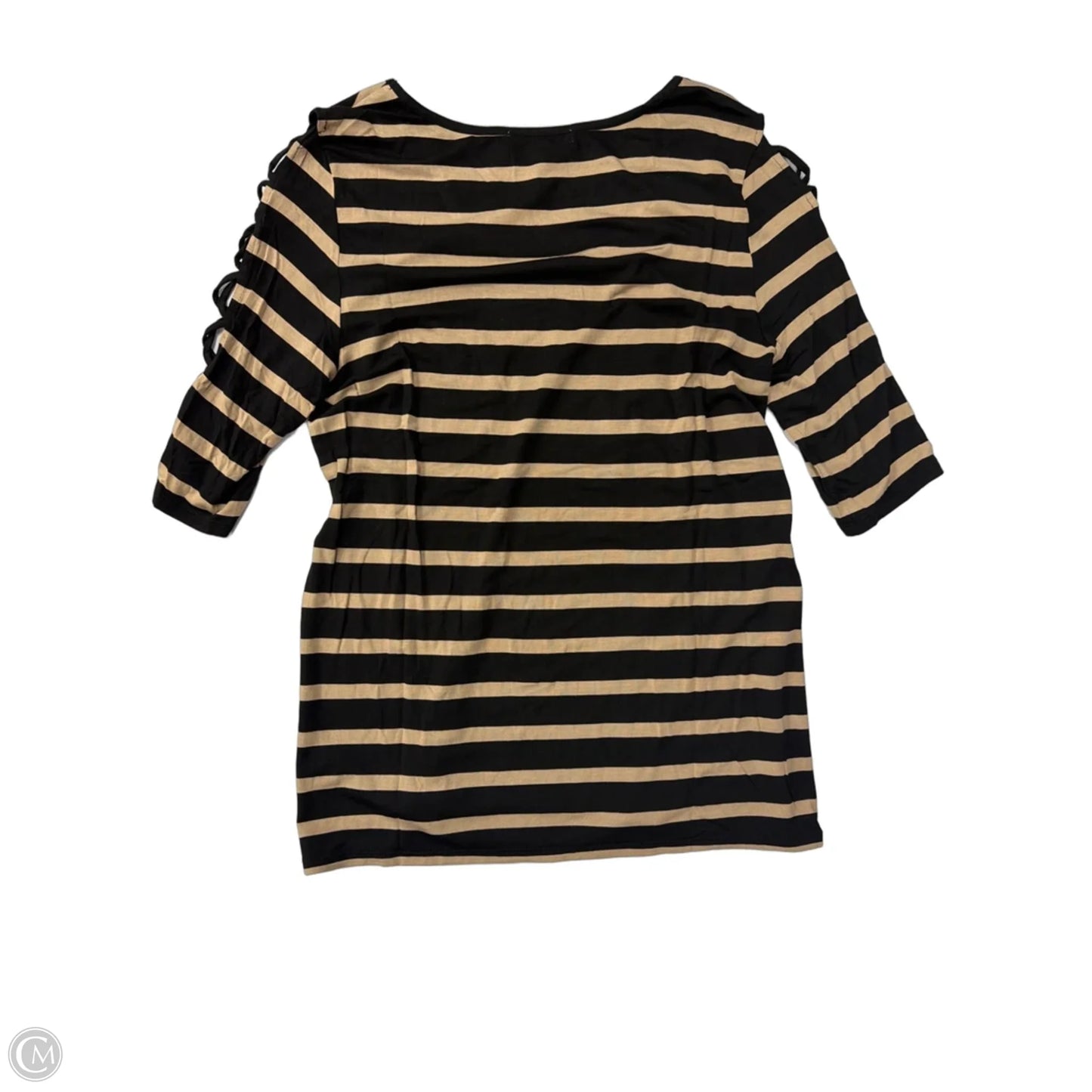 Top Long Sleeve By Dressbarn In Black, Size: M