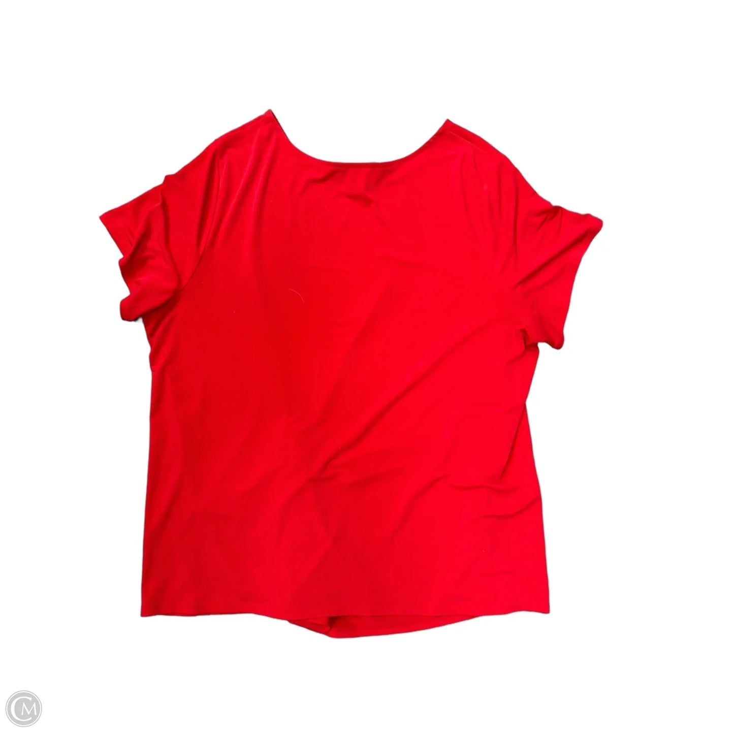 Top Short Sleeve By Inc In Red, Size: 2x
