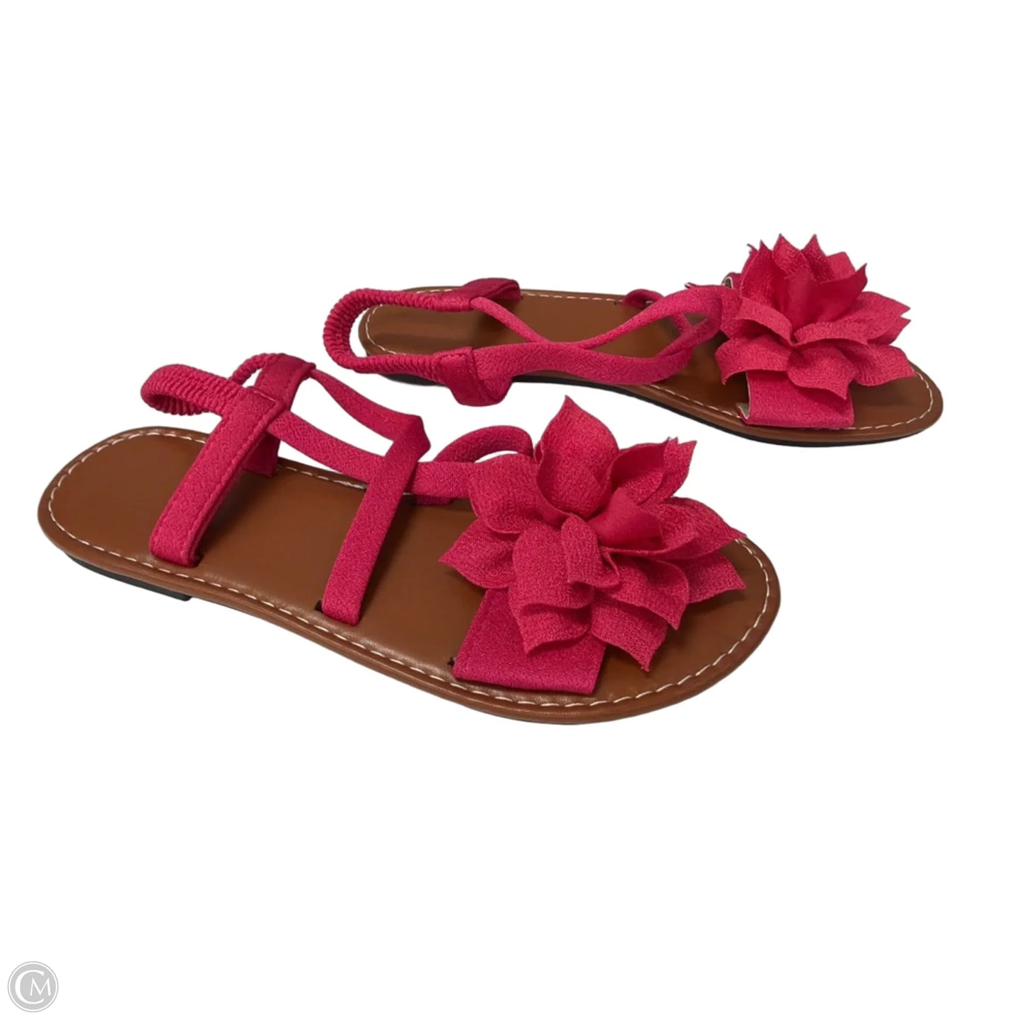 Sandals Flats By Clothes Mentor In Pink, Size: 8