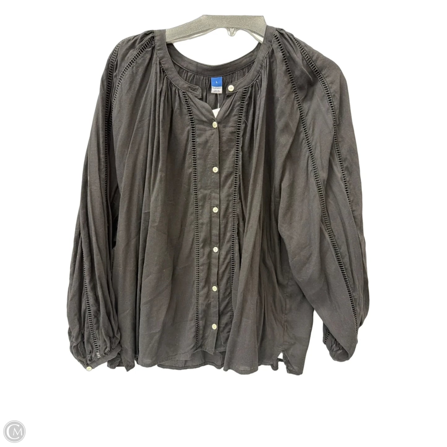 Top Long Sleeve By Old Navy In Black, Size: L