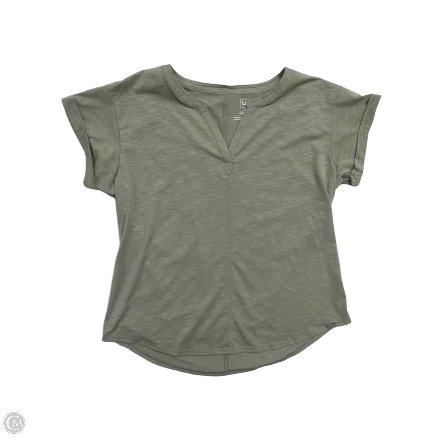 Top Short Sleeve By L.l. Bean In Green, Size: Xl