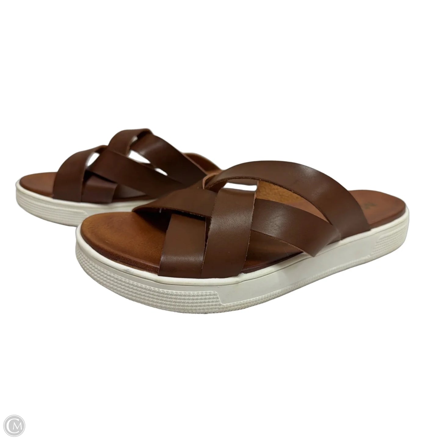 Sandals Flats By Mia In Brown, Size: 10