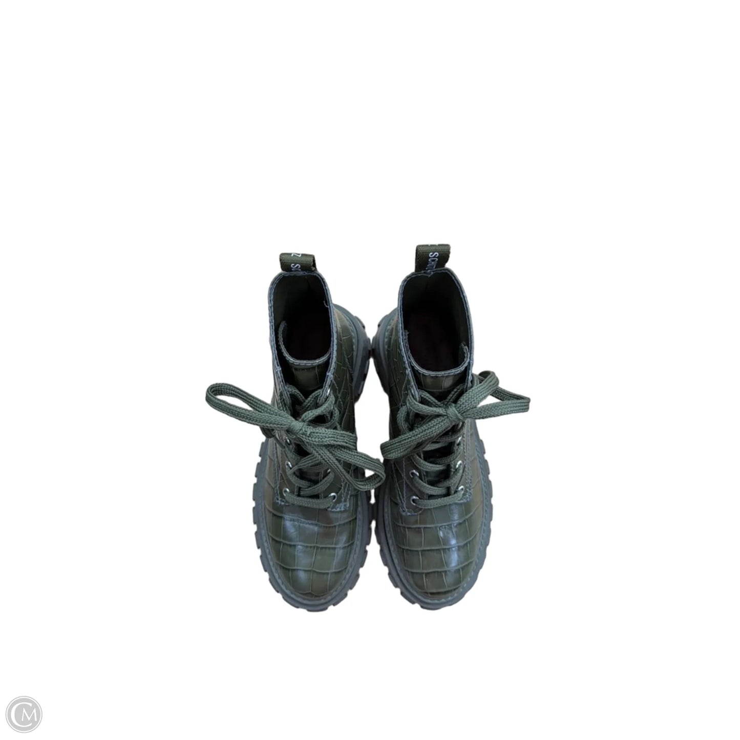 Boots Combat By Schutz In Green, Size: 8