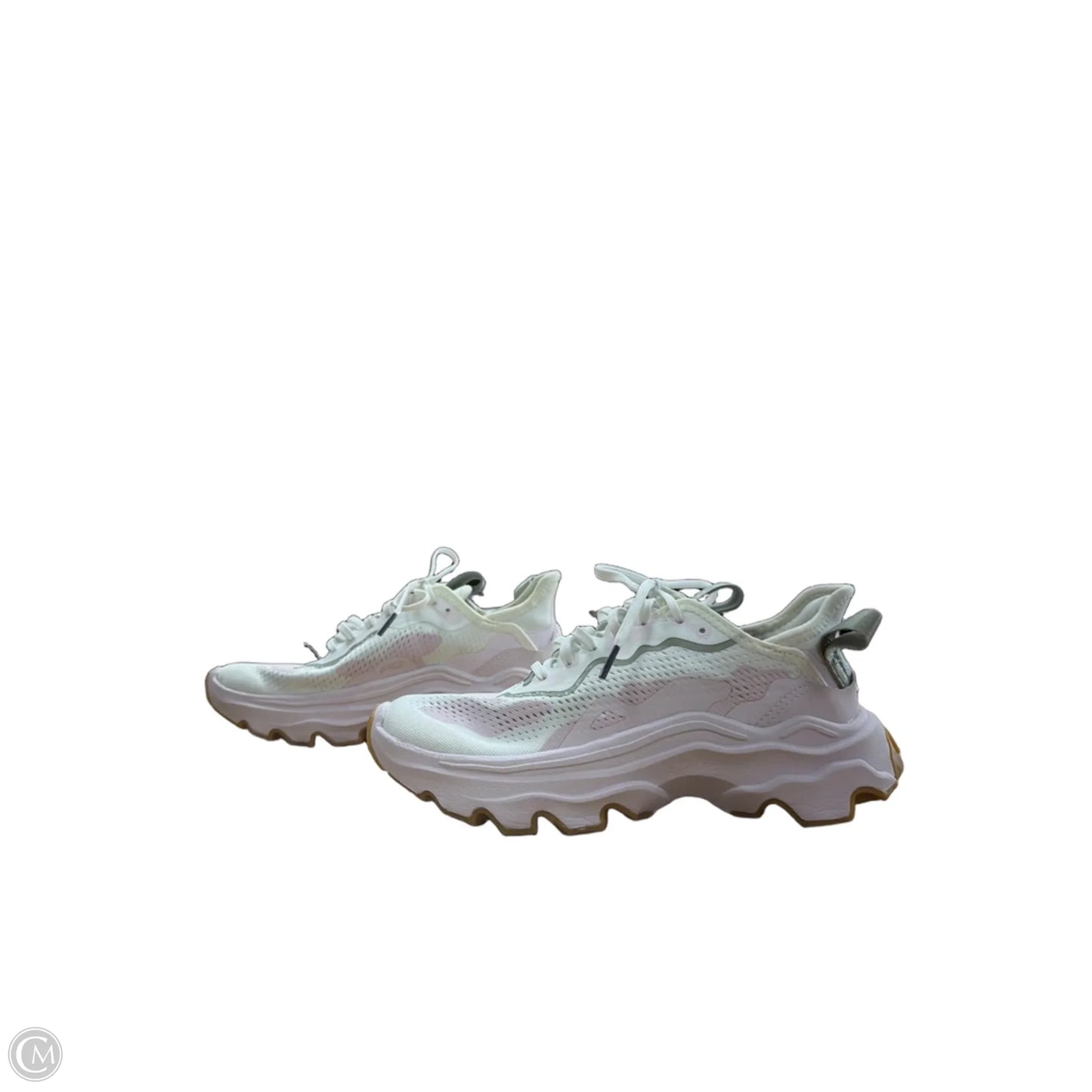 Shoes Athletic By Sorel In Pink & White, Size: 6.5