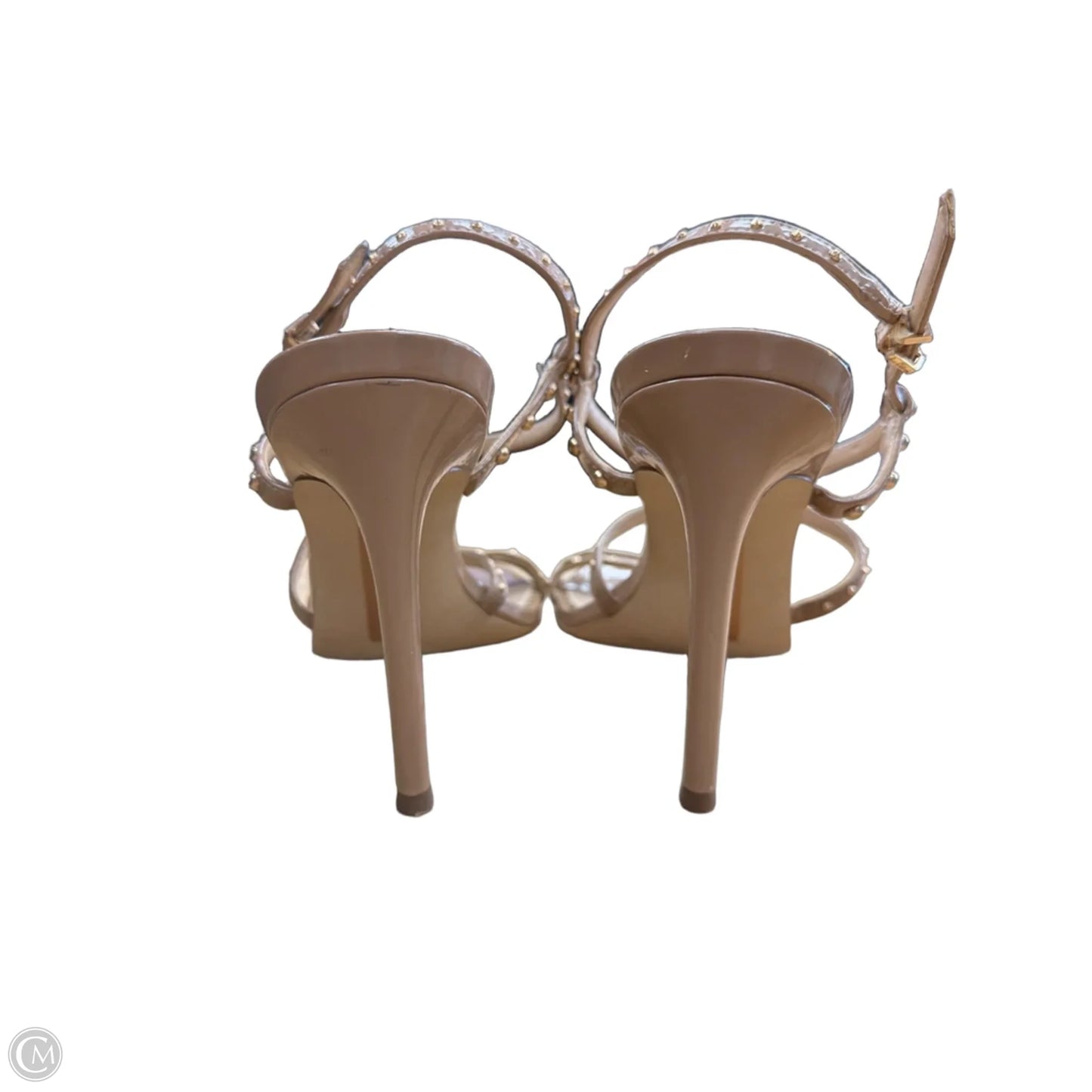Sandals Heels Stiletto By Sam Edelman In Tan, Size: 10