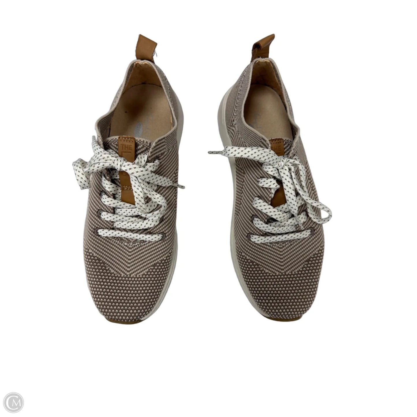 Shoes Sneakers By Clothes Mentor In Brown & Cream, Size: 8.5