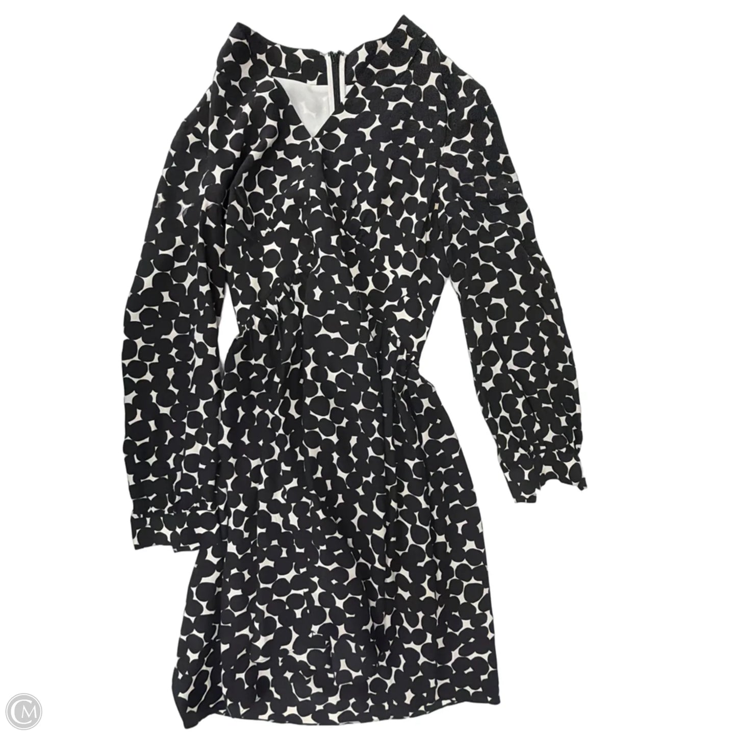 Dress Designer By Kate Spade In Black & White, Size: S