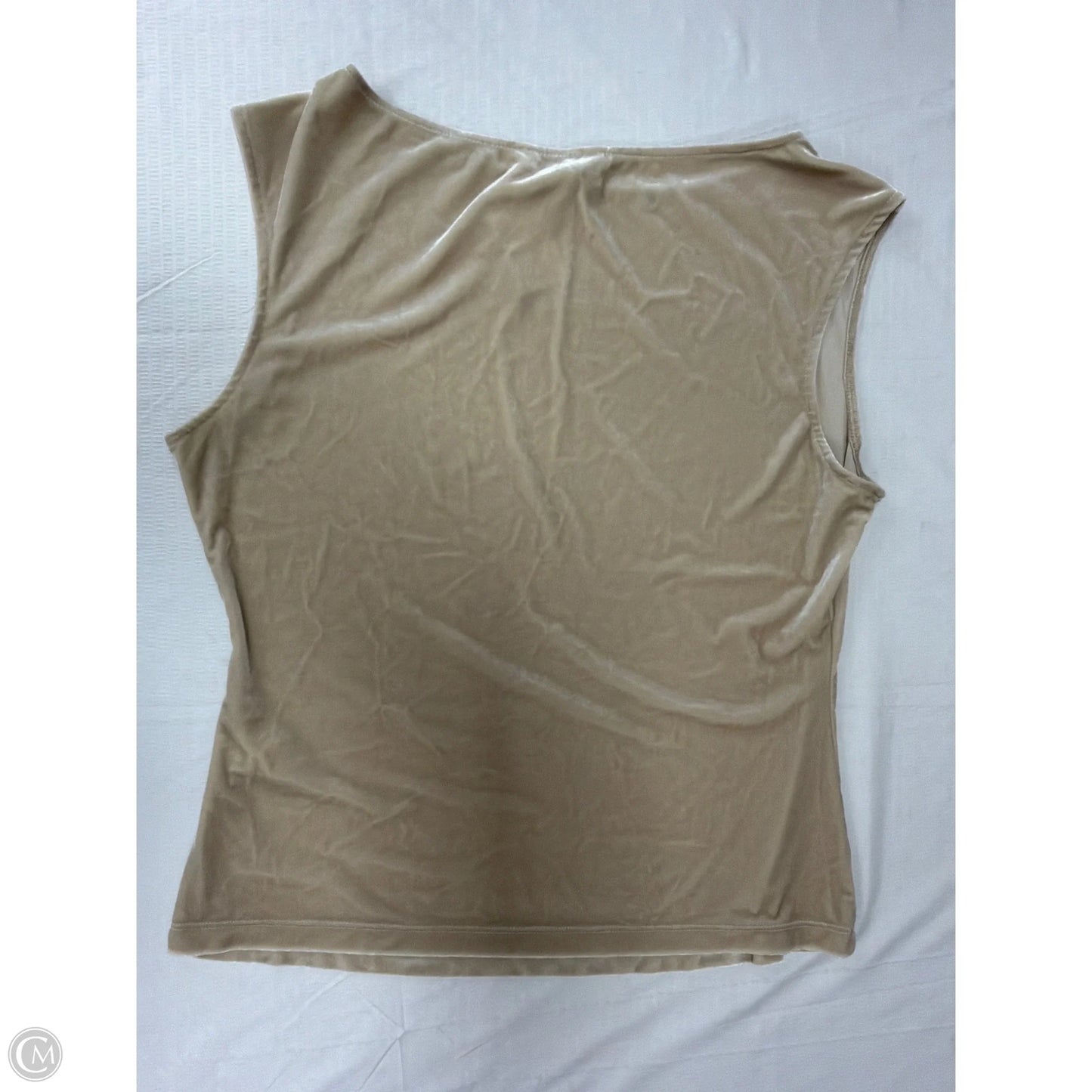 Top Sleeveless By Banana Republic In Tan, Size: M