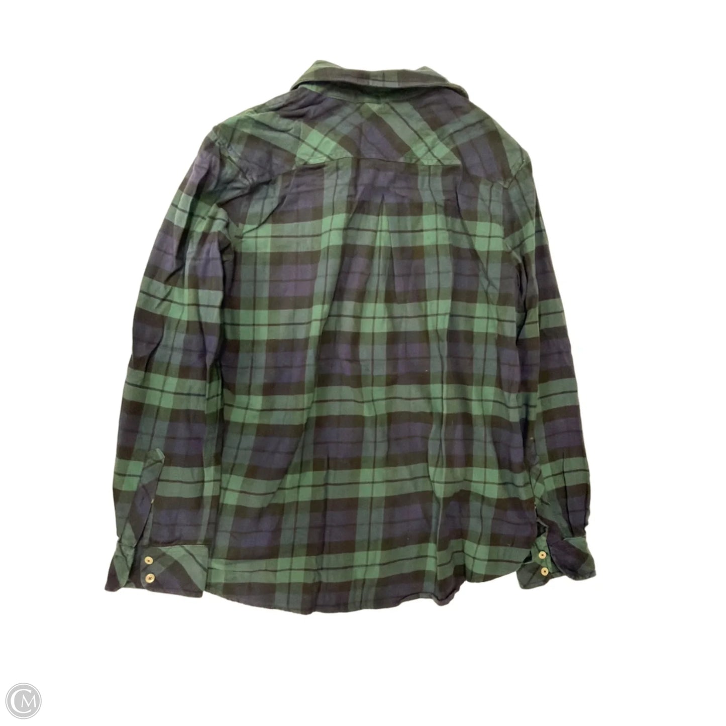 Top Long Sleeve By Vineyard Vines In Polkadot Pattern, Size: S