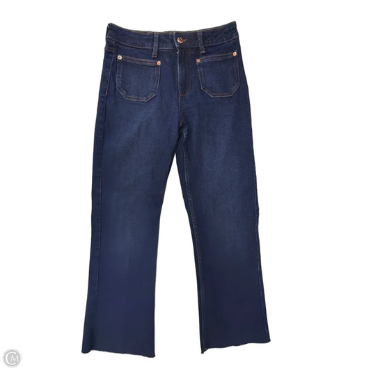 Jeans Straight By Zara In Blue Denim, Size: 2