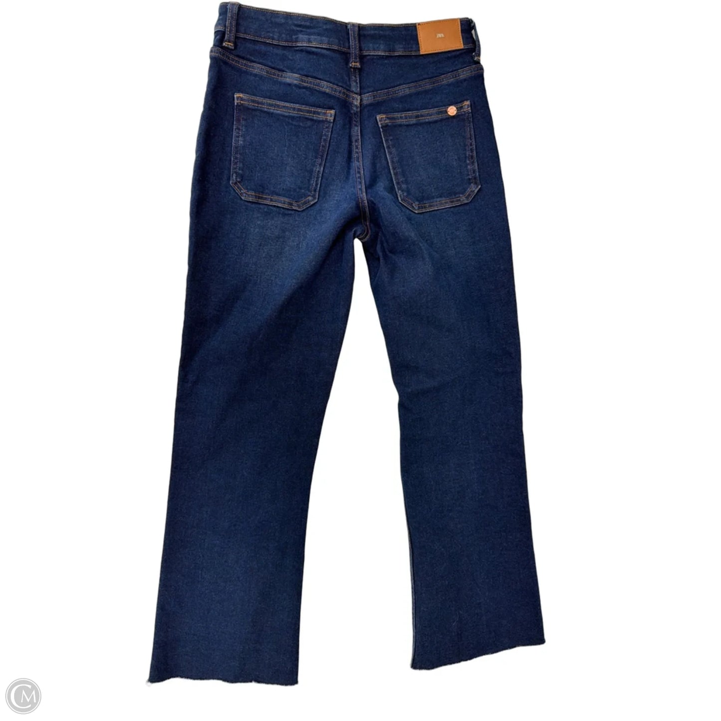 Jeans Straight By Zara In Blue Denim, Size: 2