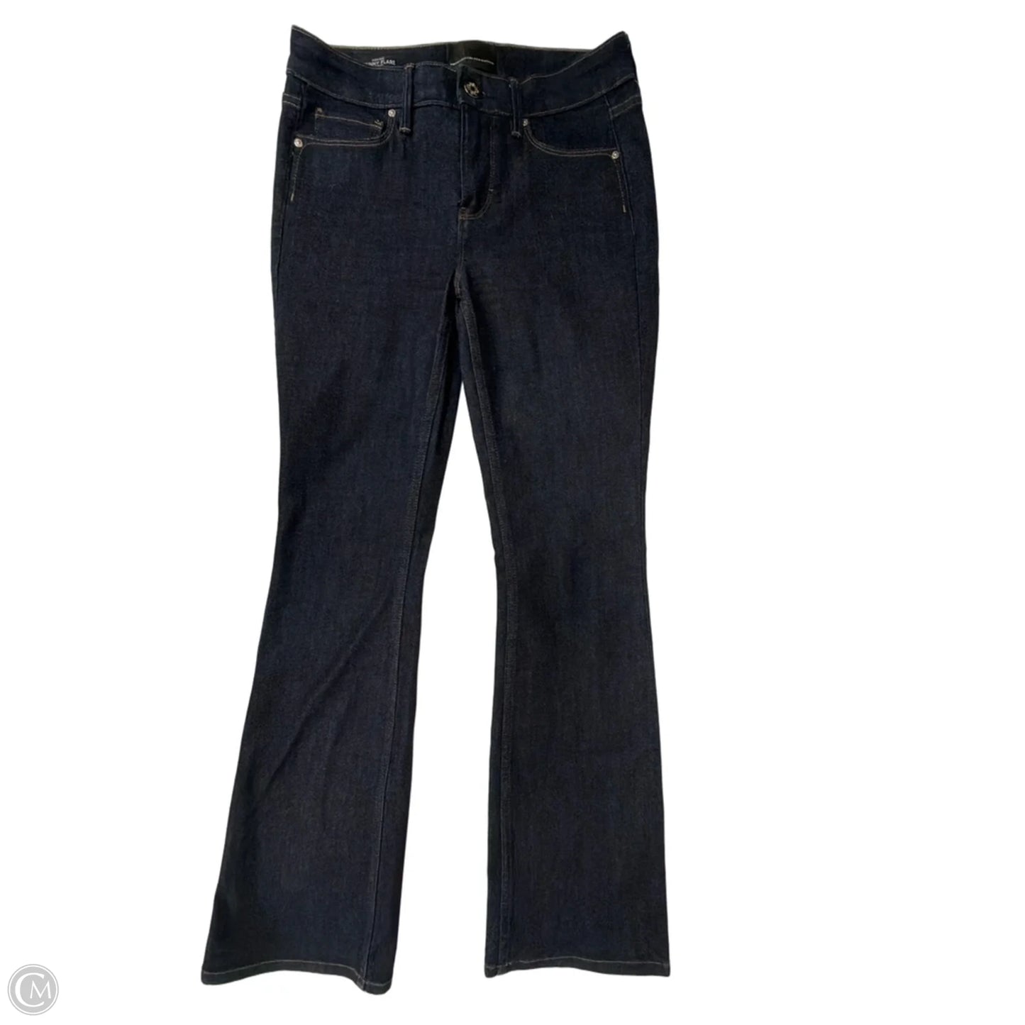 Jeans Flared By White House Black Market In Blue Denim, Size: 2p
