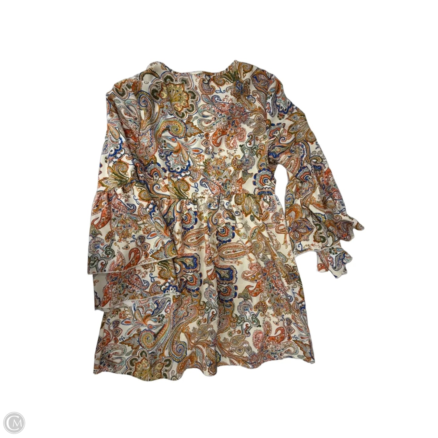 Dress Casual Midi By Clothes Mentor In Paisley Print, Size: L
