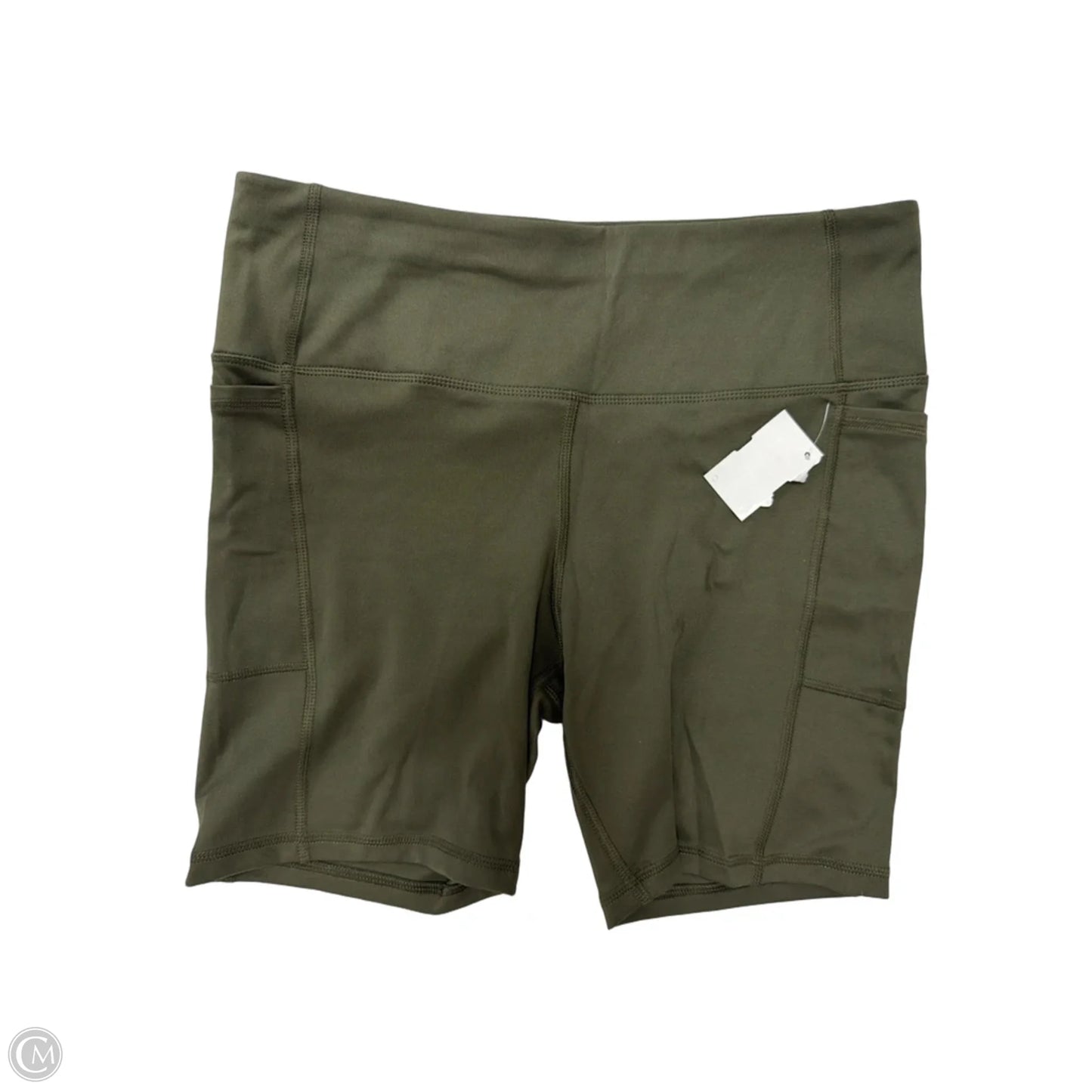 Athletic Shorts By Athletic Works In Green, Size: L