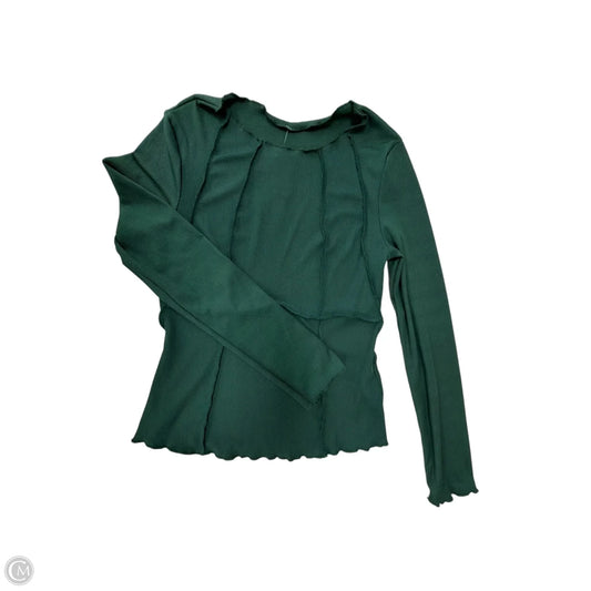 Top Long Sleeve By Clothes Mentor In Green, Size: M