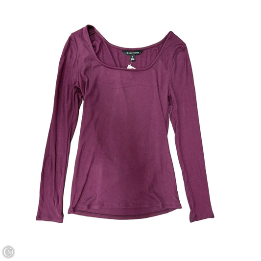 Top Long Sleeve By 41 Hawthorn In Purple, Size: S