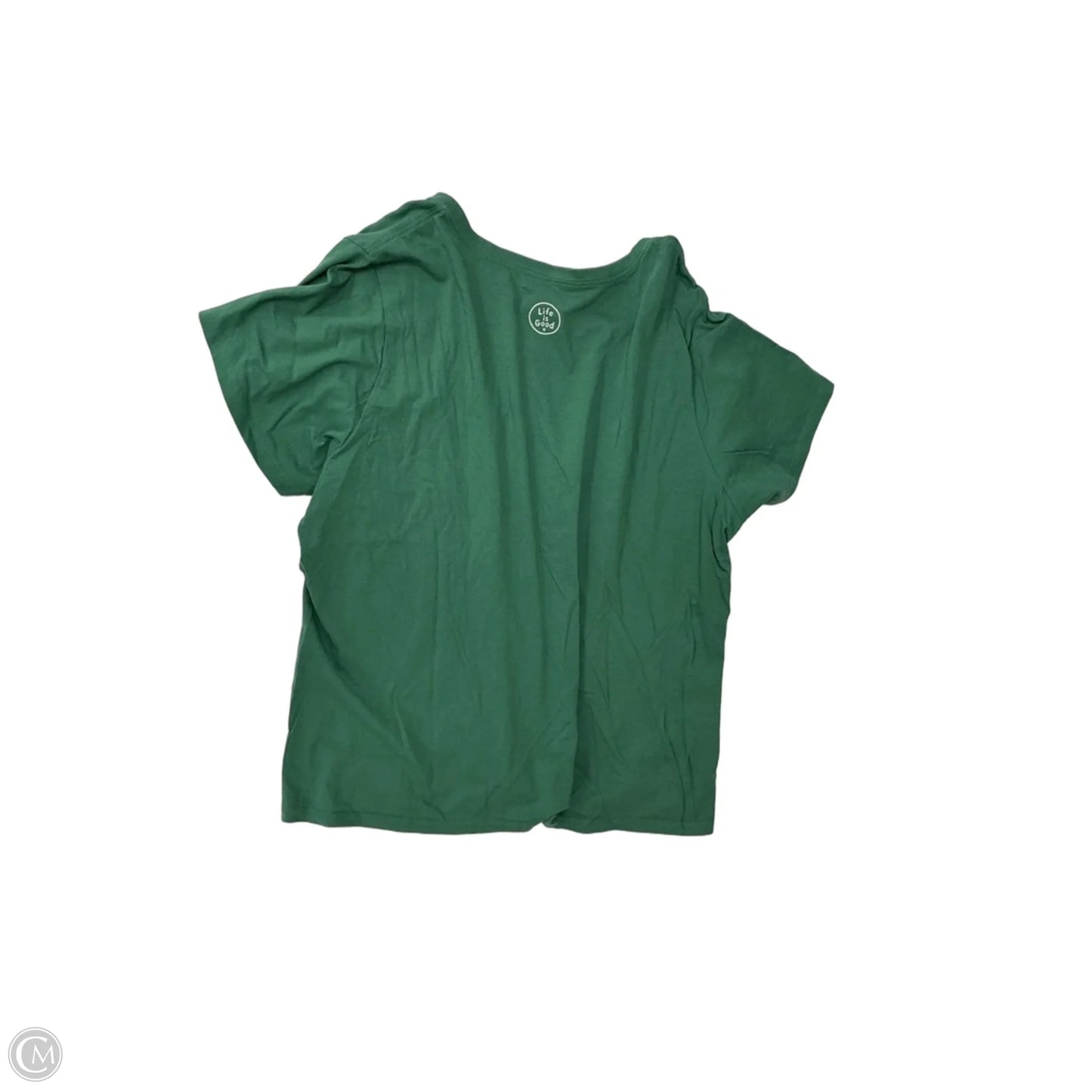 Top Short Sleeve Basic By Life Is Good In Green, Size: 3x
