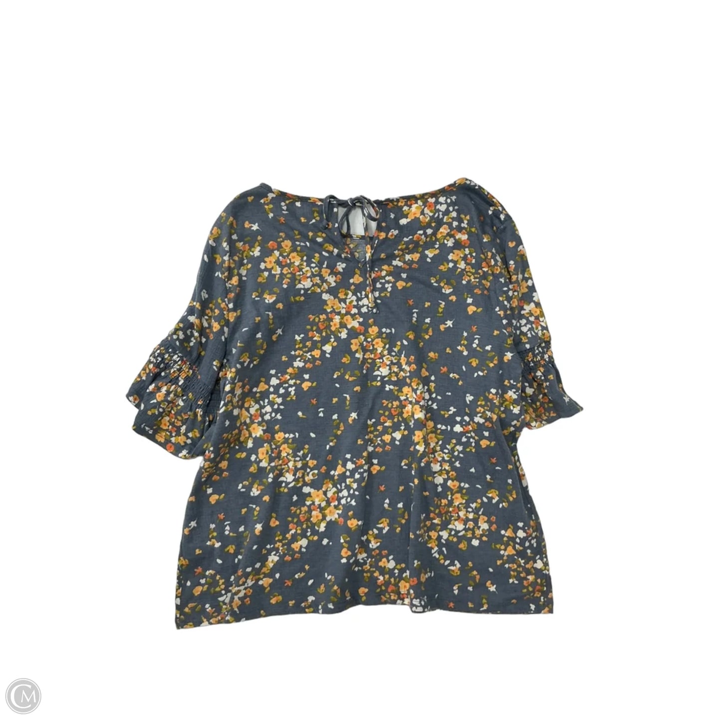 Top Short Sleeve By Lc Lauren Conrad In Floral Print, Size: Xl