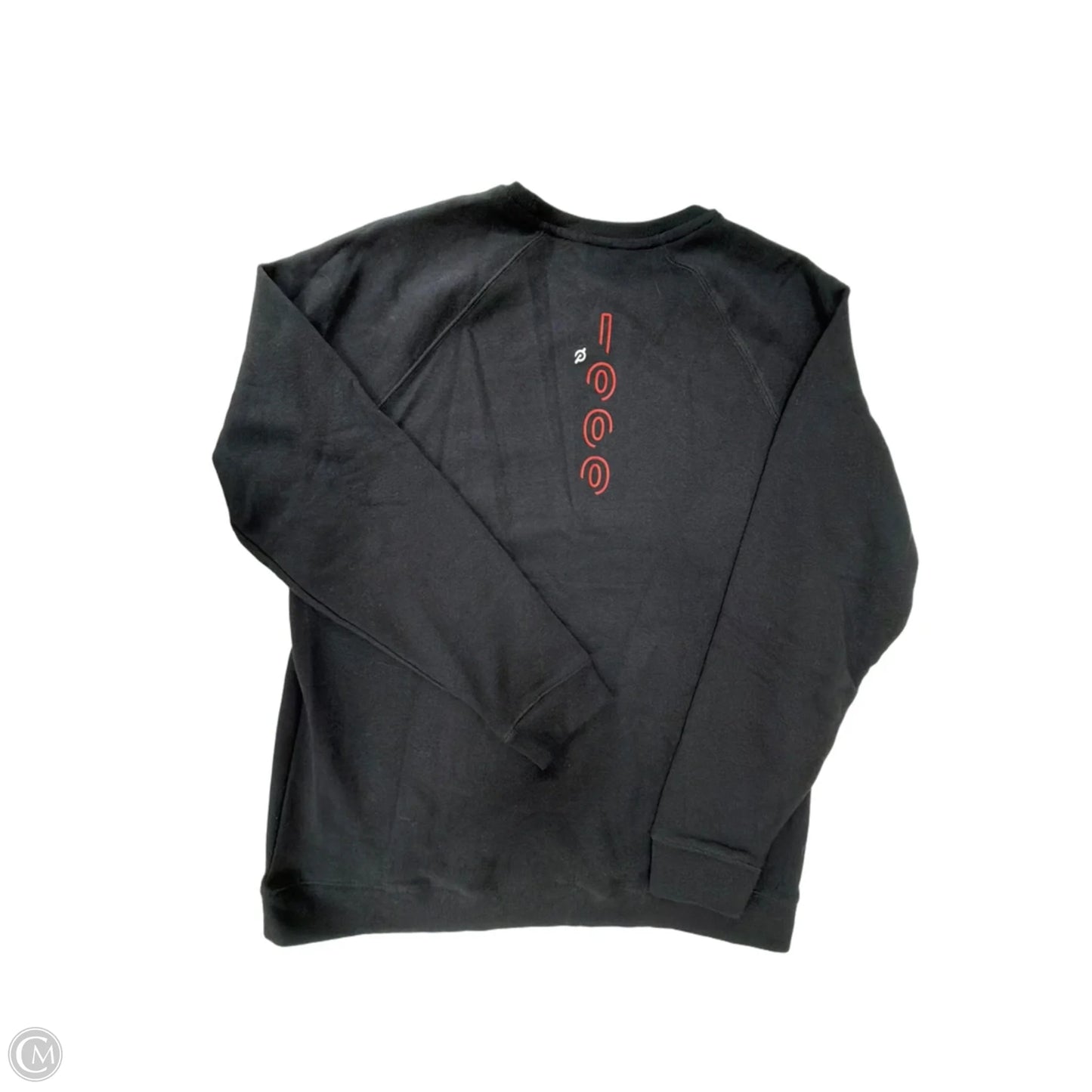 Athletic Sweatshirt Crewneck By Peloton In Black, Size: L