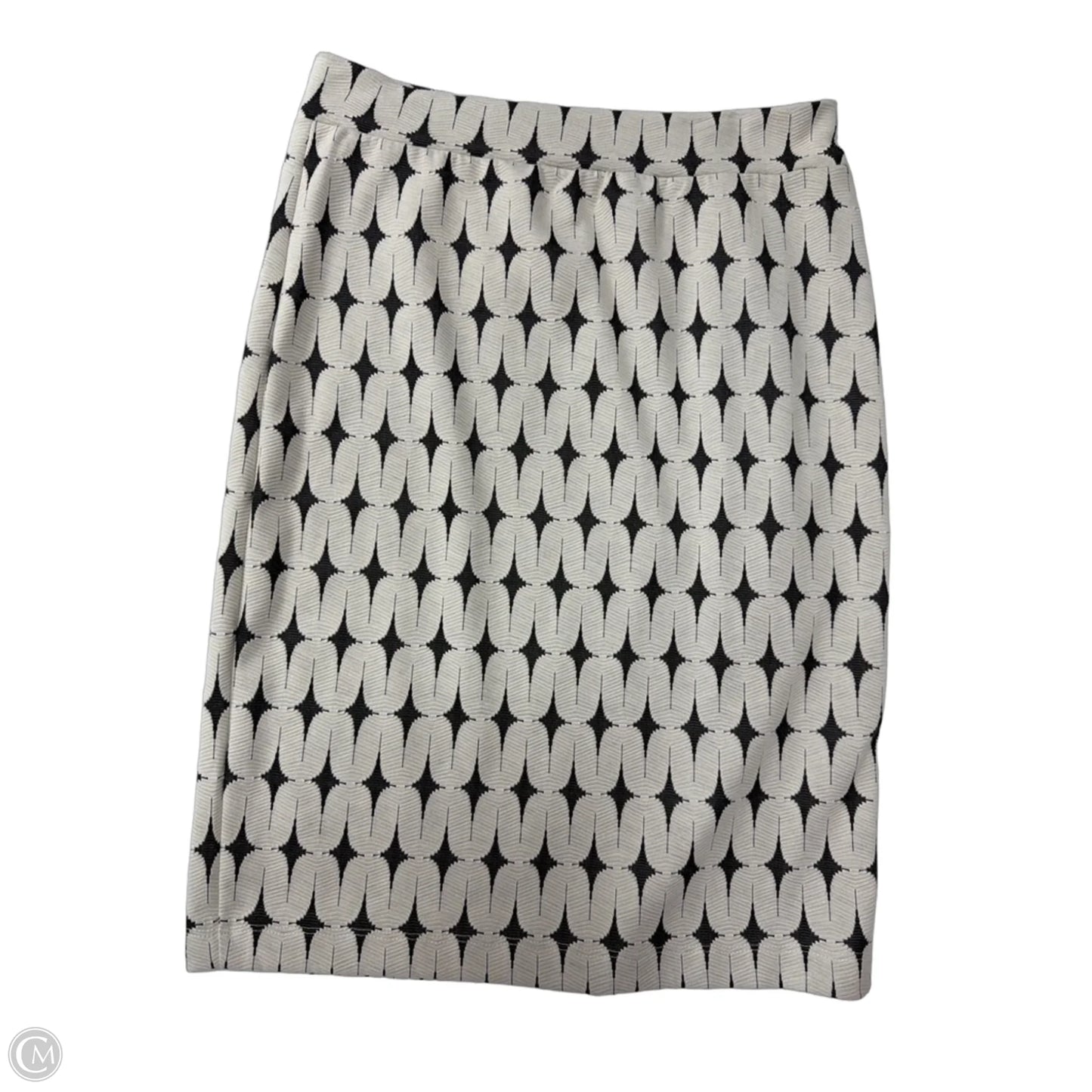 Skirt Midi By Renee C In Cream & Grey, Size: L
