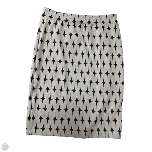Skirt Midi By Renee C In Cream & Grey, Size: L