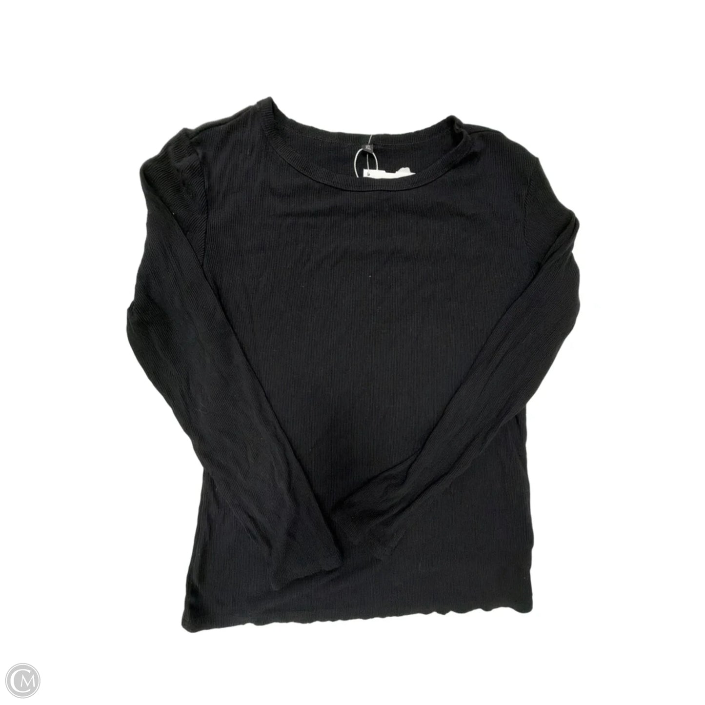 Top Long Sleeve Basic By Clothes Mentor In Black, Size: Xl