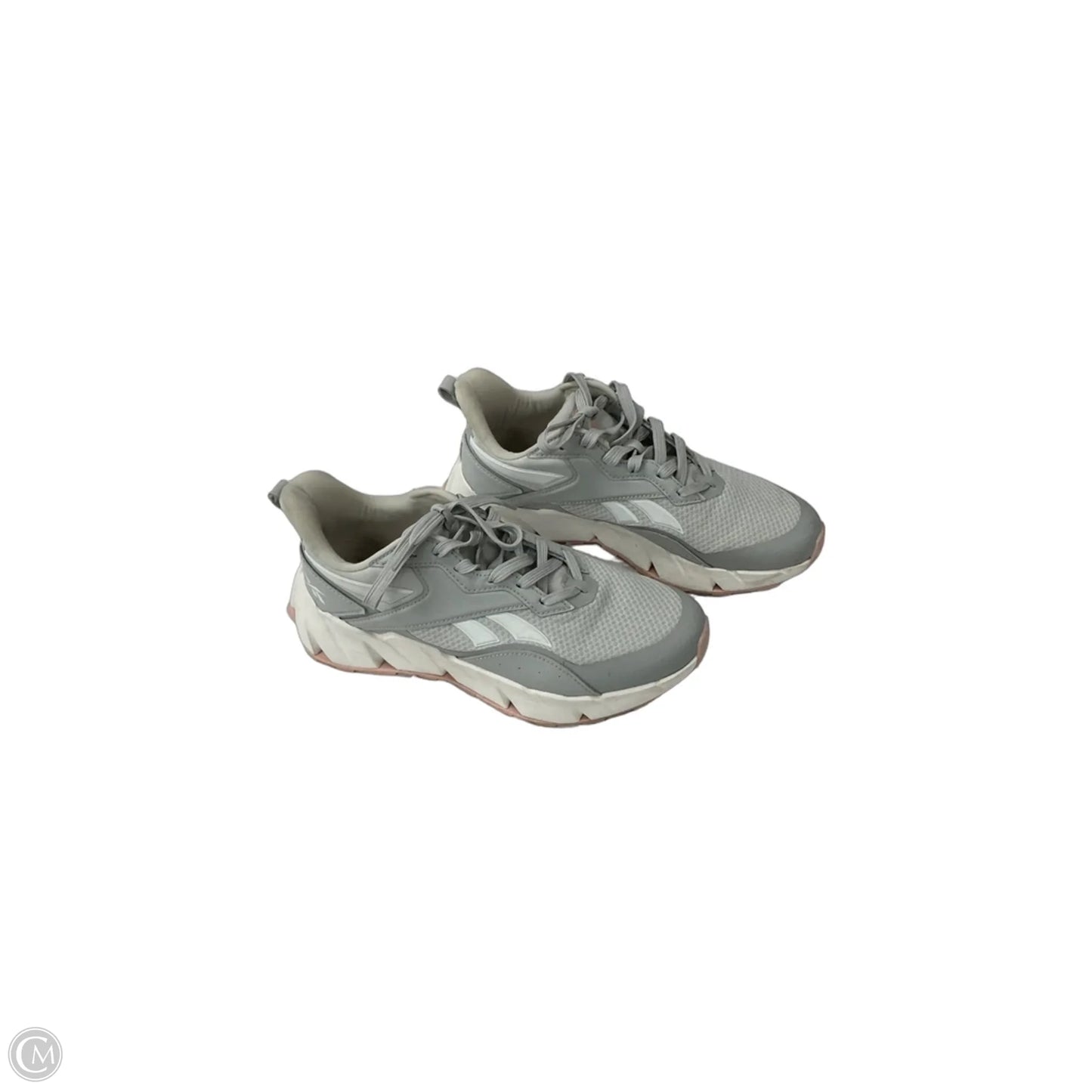 Shoes Athletic By Reebok In Grey & White, Size: 10