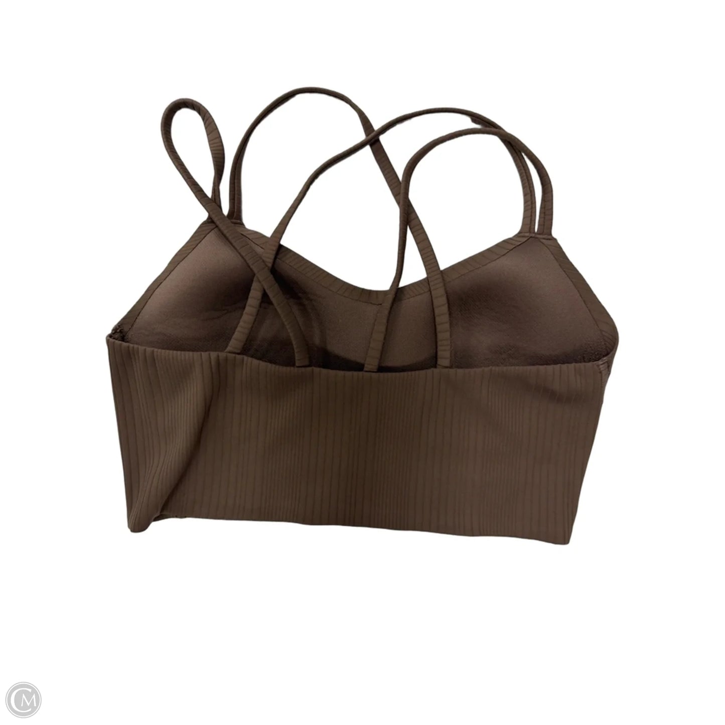Athletic Bra By Clothes Mentor In Brown, Size: M