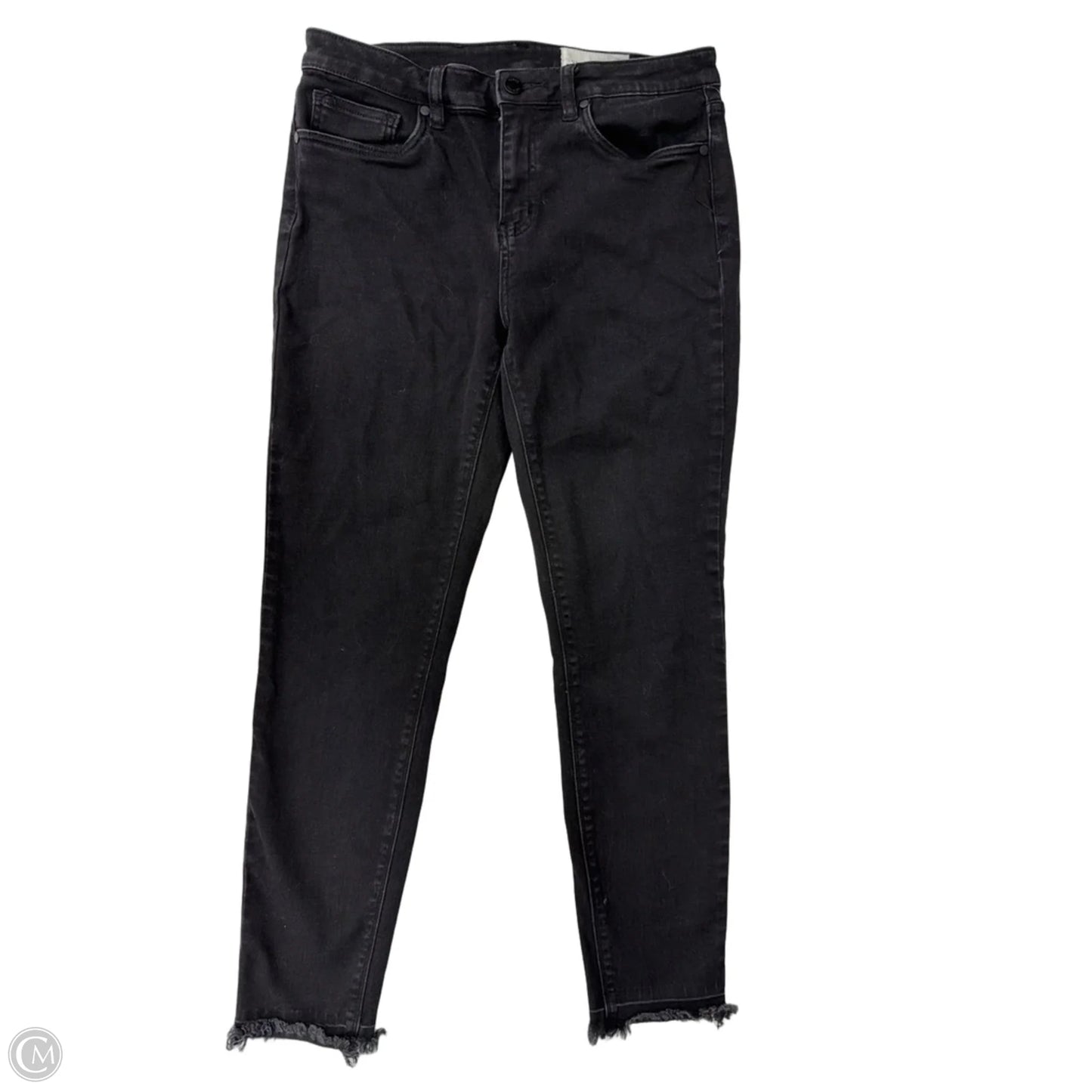 Jeans Straight By Vince Camuto In Black Denim, Size: 8