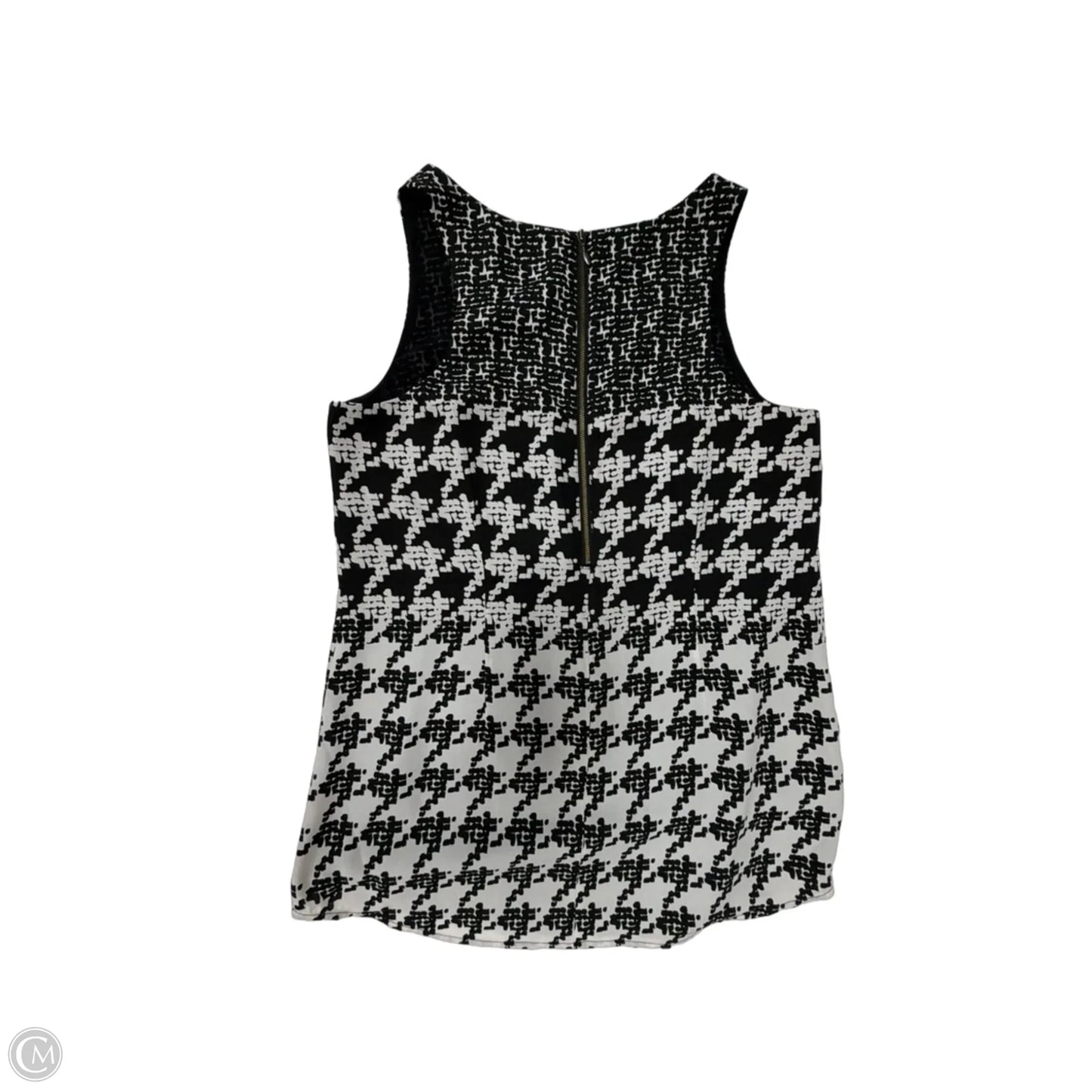 Tank Top By Cabi In Black & Cream, Size: S