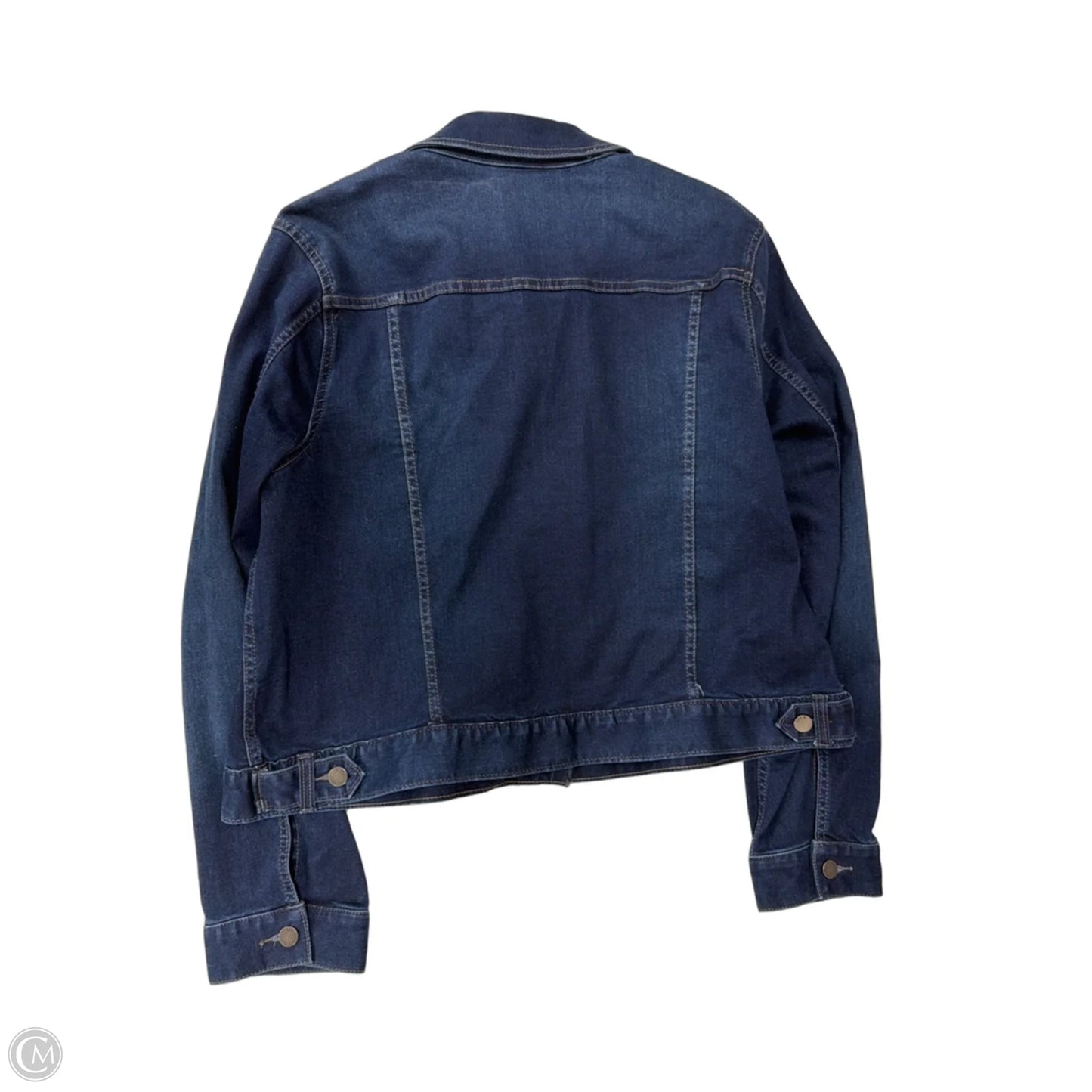 Jacket Denim By Apt 9 In Blue Denim, Size: 2x