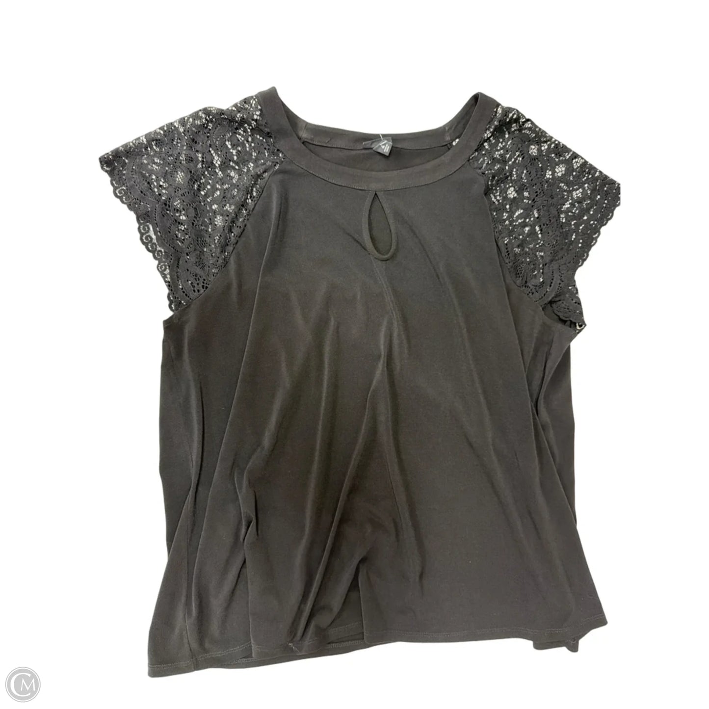 Top Short Sleeve By Torrid In Black, Size: 4x
