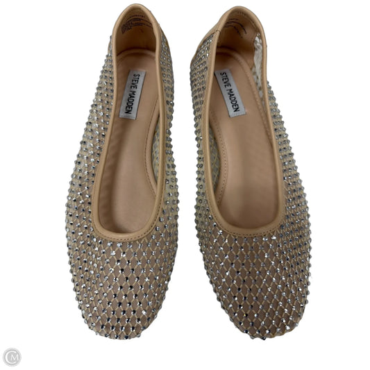 Shoes Flats By Steve Madden In Cream & Silver, Size: 9