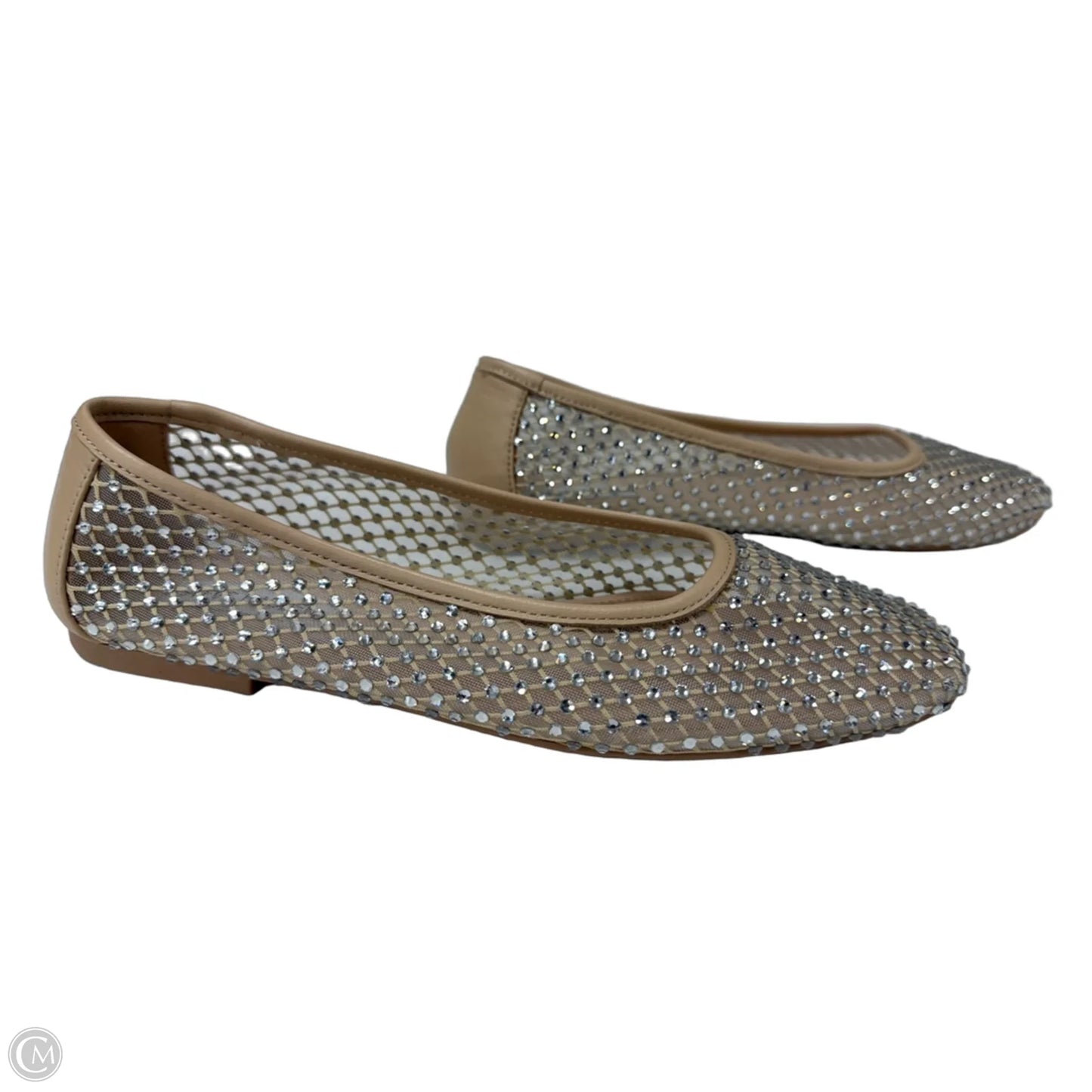 Shoes Flats By Steve Madden In Cream & Silver, Size: 9