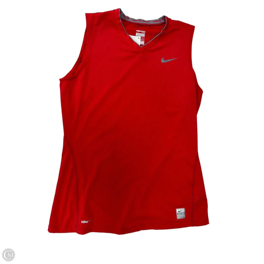 Athletic Tank Top By Clothes Mentor In Red, Size: M